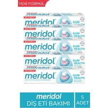 Meridol Hassas Diş Eti Bakımı Diş Macunu 75 ml - New Formula 5 Adet