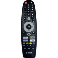 Fully Kl Altus Netflıx - Youtube - Prıme Vıdeo Tuşlu Ses Komutsuz LCD LED Tv Kumanda  (25448=26022)
