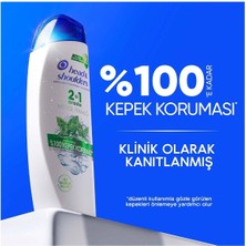 Head&Shoulders Şampuan 2in1 Mentol Ferahlığı 250 Ml 4 Adet