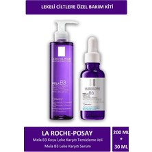 La Roche-Posay Mela B3 Koyu Leke Karşıtı Temizleme Jeli 200 Ml +  Mela B3 Leke Karşıtı Serum 30 Ml