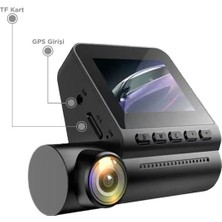 Torima Ta-07 Ön 4K ve Arka 1080P Kameralı 4in1 Gece Görüşlü,gps,wifi,park Modu,geri Görüş Araç Kamerası