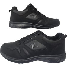 X-Step X-Step Unısex Siyah Cilt Ortopedik Taban Günlük Yürüyüş Ayakkabı Xstp98-014
