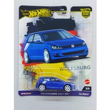 Hot Wheels Premium Volkswagen Golf Mk7 World Tour 2024 Özel Model Araba