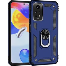 Seniee Xiaomi Redmi Note 12 Pro 4g Kickstand Zırhlı Manyetik Halkalı Telefon Kılıfı Sağlam Koruyucu Askeri Sınıf Darbeye Dayanıklı Kılıf (Yurt Dışından)