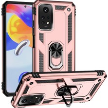 Seniee Xiaomi Redmi Note 12 Pro 4g Kickstand Zırhlı Manyetik Halkalı Telefon Kılıfı Sağlam Koruyucu Askeri Sınıf Darbeye Dayanıklı Kılıf (Yurt Dışından)