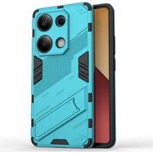 Seniee Xiaomi Redmi Note 13 4g Kickstand'li Kılıf, 10FT Askeri Düşme Koruyucu Darbeye Dayanıklı Ince Sert Kılıf With KICKSTAND,10FT Military Drop Protective Shockproof Slim Hard Case (Yurt Dışından)