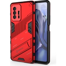 Seniee Xiaomi Mi 11T Pro Kickstand'li Kılıf, 10FT Askeri Düşme Koruyucu Darbeye Dayanıklı Ince Sert Kılıf (Yurt Dışından)