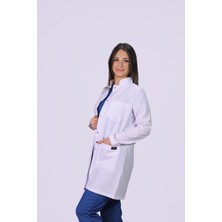 Hgm Collection Kadın Uzun Kollu Hakim Yaka Medikal Önlük Doktor Hemşire Ezcacı Öğretmen Önlüğü Ince Kumaş