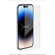 Marselit Apple iPhone 15 Promax Uyumlu Tam Kaplayan Şeffaf Tamperli Kırılmaz Cam Ekran Koruyucu