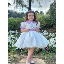 Krem Papatya Vintage Kız Bebek Elbise,Doğum günü elbise,fotoğraf çekim elbise,0-12 Yaş Uygun