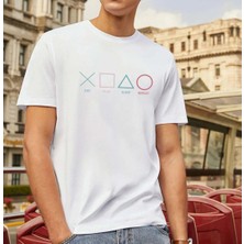 Bafaco Tekstil / Playstation Baskılı Basic T-Shirt Erkek / Kadın