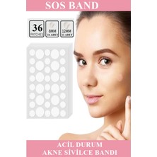 Sos Band Acil Durum 36 Adet Akne Sivilce Bandı Acne Patch