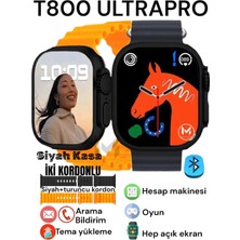 200-300 Mah Akıllı Saat Watch 8 T800 Ultrapro 45MM 1.99INÇ Türkçe Tüm Telfonlara Uyumlu Çok Renkli