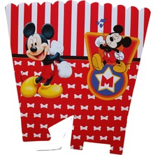 Ngüzel Party Mickey Mouse Mısır, Cips Kutusu Popcorn 8'li