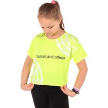 Toontoy Kız Çocuk Baskılı Tişört