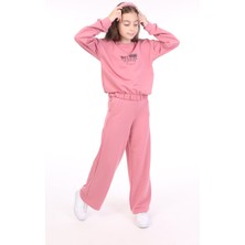 Toontoy Kız Çocuk Baskılı Eşofman Takım