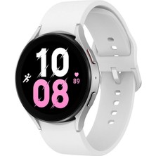 Gümüş Galaxy Watch5 (44MM) (Gümüş) Gümüş Gümüş Samsung Tr Garantili 400-500 Mah 2 Yıl 41-45 mm