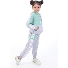 Toontoy Kız Çocuk Baskılı Eşofman Takım