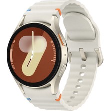 Gümüş Galaxy Watch7 Krem (40MM) 44 mm Samsung Tr Garantili Gümüş Beyaz 2 Yıl 400-500 Mah