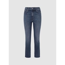 Pepe Jeans Yüksek Bel Düz Paça Standart Krem Kadın Denim Pantolon PL204590GX80
