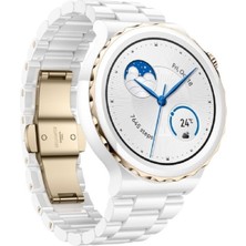 2 Yıl Huaweı Watch Gt3 Pro 43MM (Seramik Kasa - Beyaz Seramik Kayış) Beyaz Beyaz 43 mm 200-300 Mah