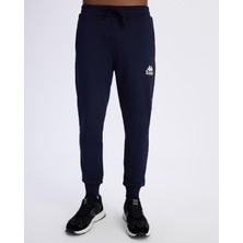 Kappa Authentic Baston Pant Erkek Mavi Comfort Fit Eşofman Altı