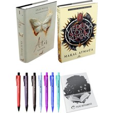 Medusanın Ölü Kumları 2 Ciltli Maral Atmaca ve Ateş Yanmak 1 Ciltli Filiz Puluç 2li Set