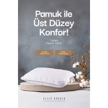 Sleep Garden Doğal %100 Pamuk Yastık 50x70 Tela Çantalı