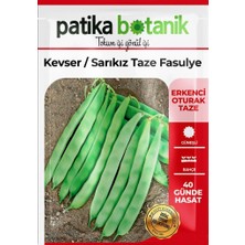 Patika Botanik 50 Adet Kevser (Sarı Kız) Fasulye Tohumu