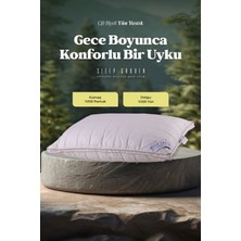 Sleep Garden Yün Yastık Şık Lüks Çift Biyeli Jüt Keten Çantalı