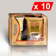 Altıncezve Hazır Türk Kahvesi Ofis Seti Şekerli 10 x 11 Gr- 10LU Paket