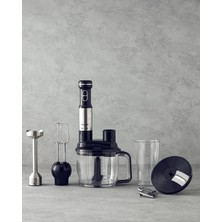 Tekno Trust Metal Rmb 3001 4 Bıçaklı Multi Blender Seti Siyah-Krom Metal 220 - 240 V 750 - 1000 ml 1200 Watt +