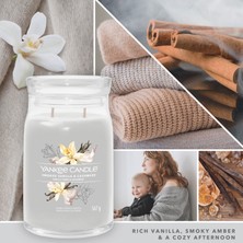 Yankee Candle Smoked Vanilla & Cashmere Signature Büyük Mum