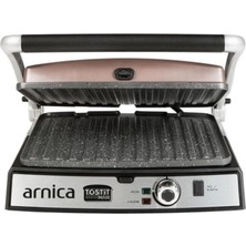 Arnica 2 Yıl GH26244 Tostit Maxi Tost Makinesi 1501 - 2000 Watt 6+ Kahverengi 12 Kademeli