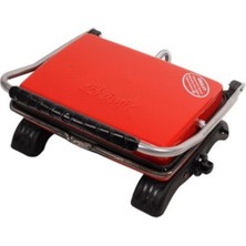 DÖKÜMİX Kırmızı Döküm Organik Tost Makinesi 1800W Kırmızı Ev Tipi Resmi Distribütör Garantili 1501 - 2000 W