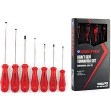 İzeltaş Kraft Tornavida Seti 7 Parça Yapı ile Çok Amaçlı Kullanım İçin Tasarlandı