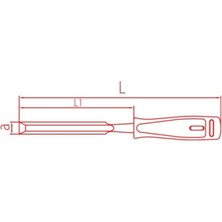 Izeltaş 5010230024 24 mm Iskarpela (Düz)