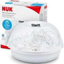 Nuk Micro Express Plus Mikrodalga Sterilizatörü 4 Şişeye Kadar 4 Dakikada Hijyenik Sterilizasyon