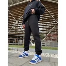 No362 Düz Basic Jogger - Siyah