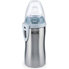 Nuk Active Cup Çocuk Kupası 12+ Ay Sızdırmaz Yumuşak Ağızlık, Paslanmaz Çelik 300 ml