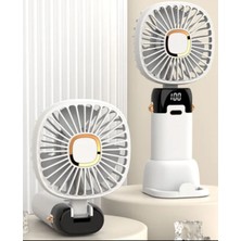 Junglee Mini Fan Mini Klima Şarjlı Vantilatör Serinletici LED Şarj Göstergeli El Fanı Seyahat Kamp ve Yatak