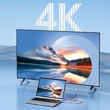 Wiwu Type-C To HDMI (4K@60Hz) Kablo Wiwu WI-PS001 Pd Şarj ve Projeksiyon Kablosu 1.8m