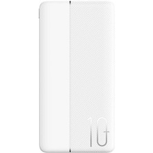 Wiwu Powerbank 10000MAH Wiwu WI-P032 Çift USB ve Type-C Portlu Pd LED Işık Göstergeli Beyaz