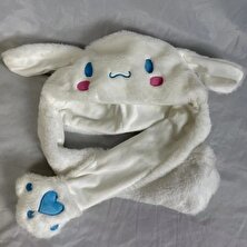 Işıklı Kulakları Oynar Şapka Cinnamoroll Stitch Tavşan Spiderman Kuromi Hediyeliik Rengarenk Yumuşacık Şapka Modeller