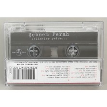 Universal Music Şebnem Ferah Kelimeler Yetse Kaset (Orjnal Dönem Baskı Kaset)