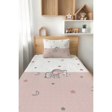 Talia Home Yıldızlı Fil Desenli Tek Kişilik Çocuk Pike Takımı Tlap-020