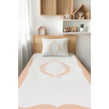 Talia Home Taç Desenli Tek Kişilik Çocuk Pike Takımı Tlap-026