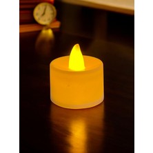 MAB - 6 Adet Tealight Mum Alevsiz Dekoratif Pilli LED Işık 6'lı - Pil Dahil