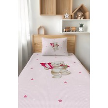 Talia Home Ayıcık Desenli Tek Kişilik Çocuk Pike Takımı Tlap-053