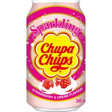 Chupa Chups Sparkling Çilek&krema Aromalı Gazlı Içecek 345 ml